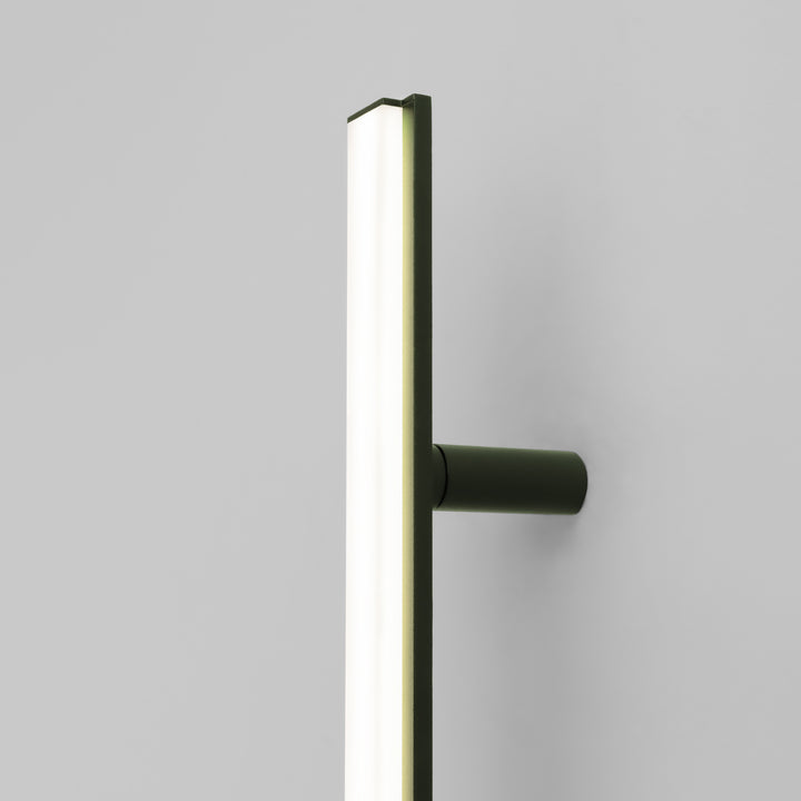 LAGOM 90 wall light, olive green, 4000K LED
