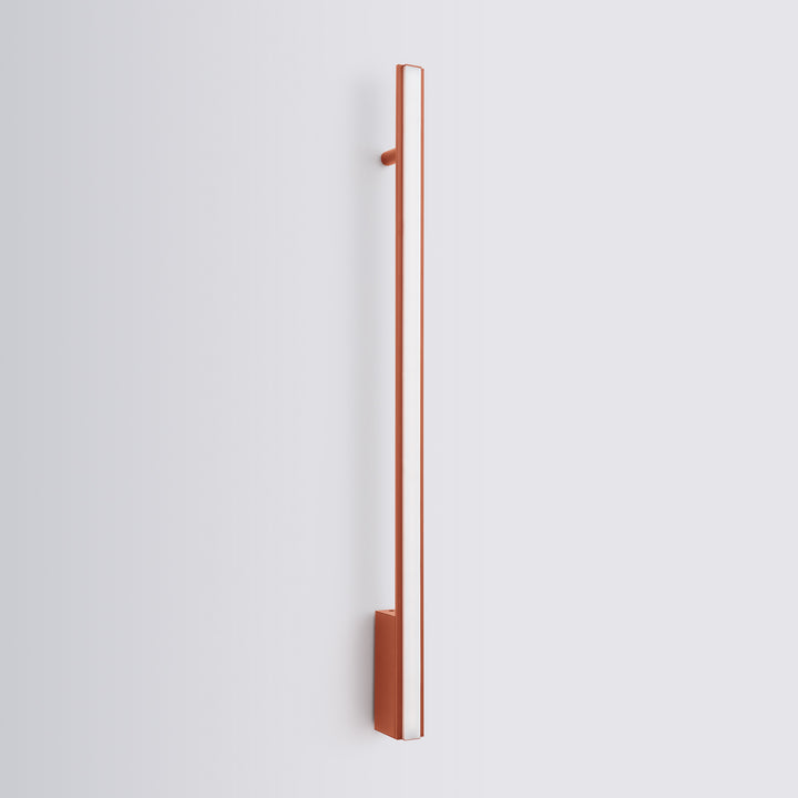 LAGOM 90 wall light, ochre red, LED 4000K