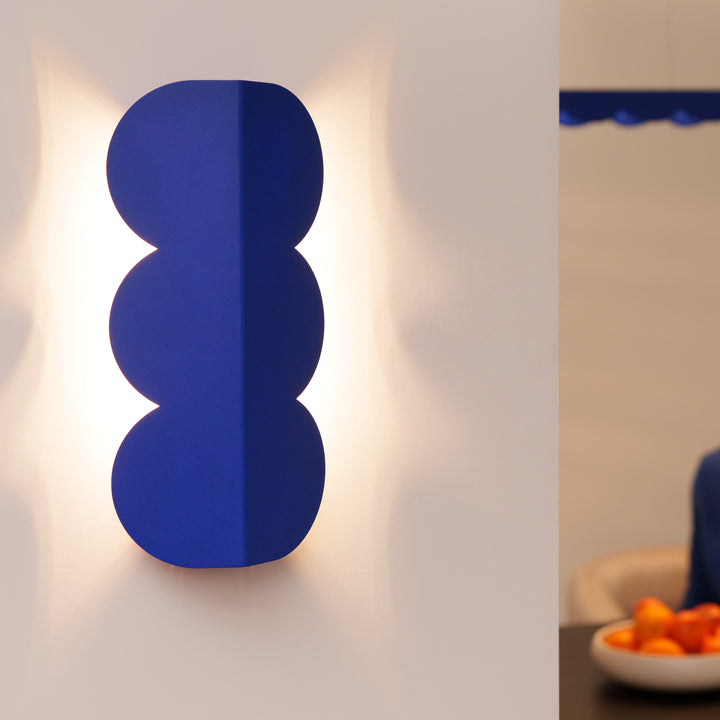 BISCUIT wall light, ultramarine