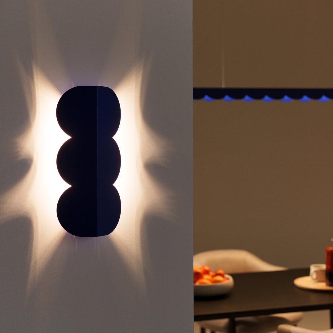 BISCUIT wall light, ultramarine