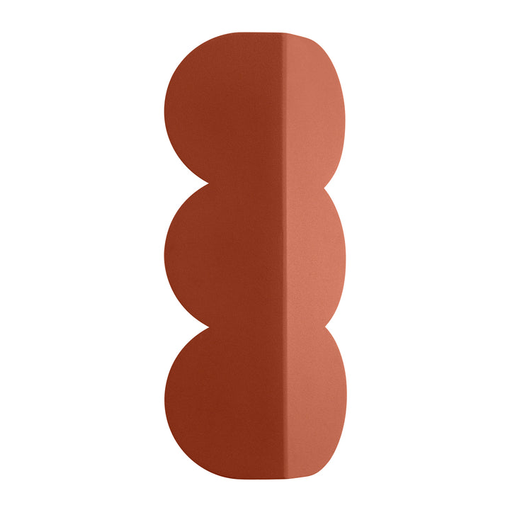 BISCUIT wall light, ochre red