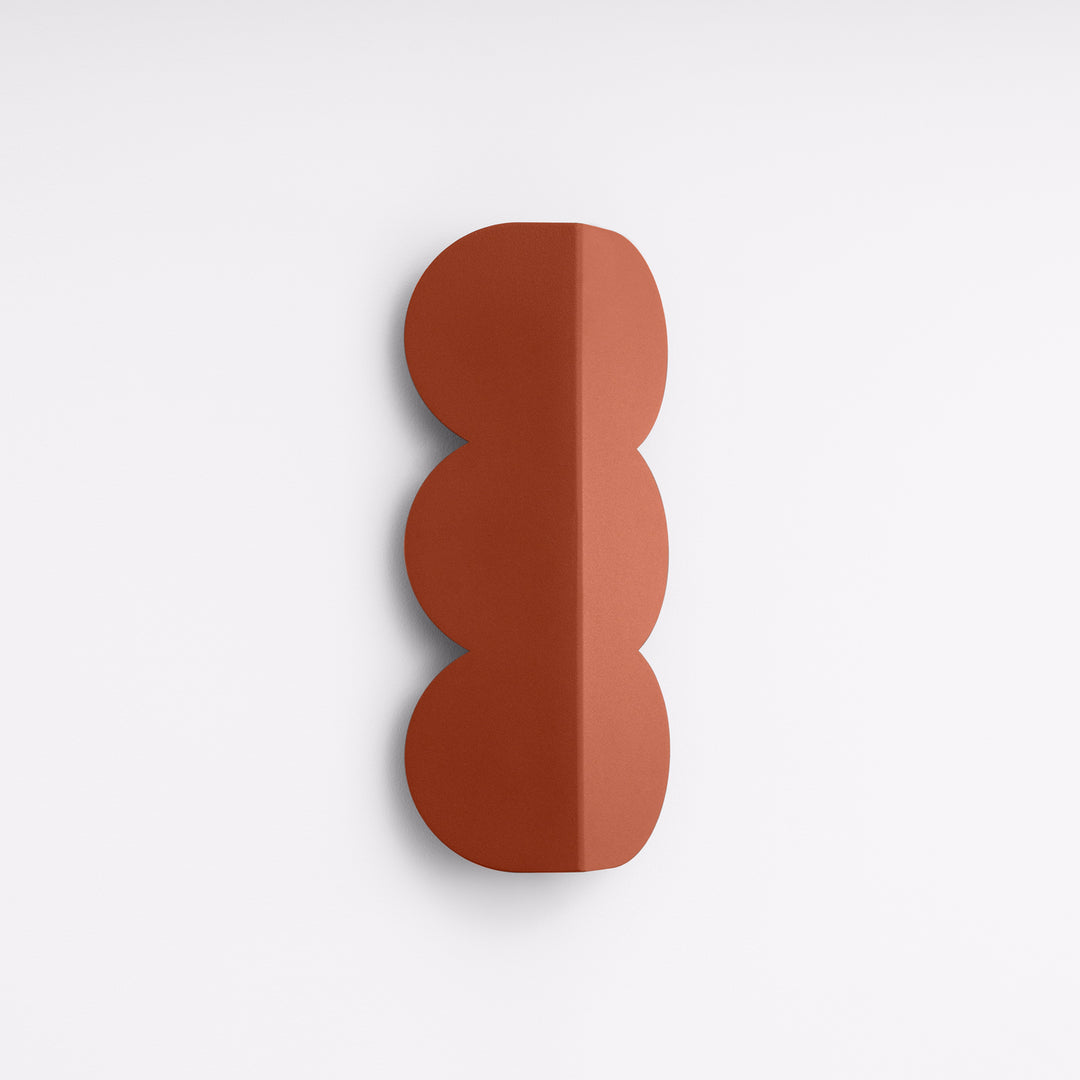 BISCUIT wall light, ochre red
