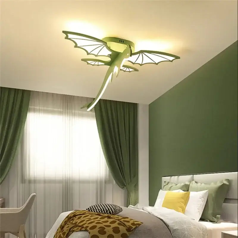 Plafonnier luminaire dinosaur design original pour enfant style unique