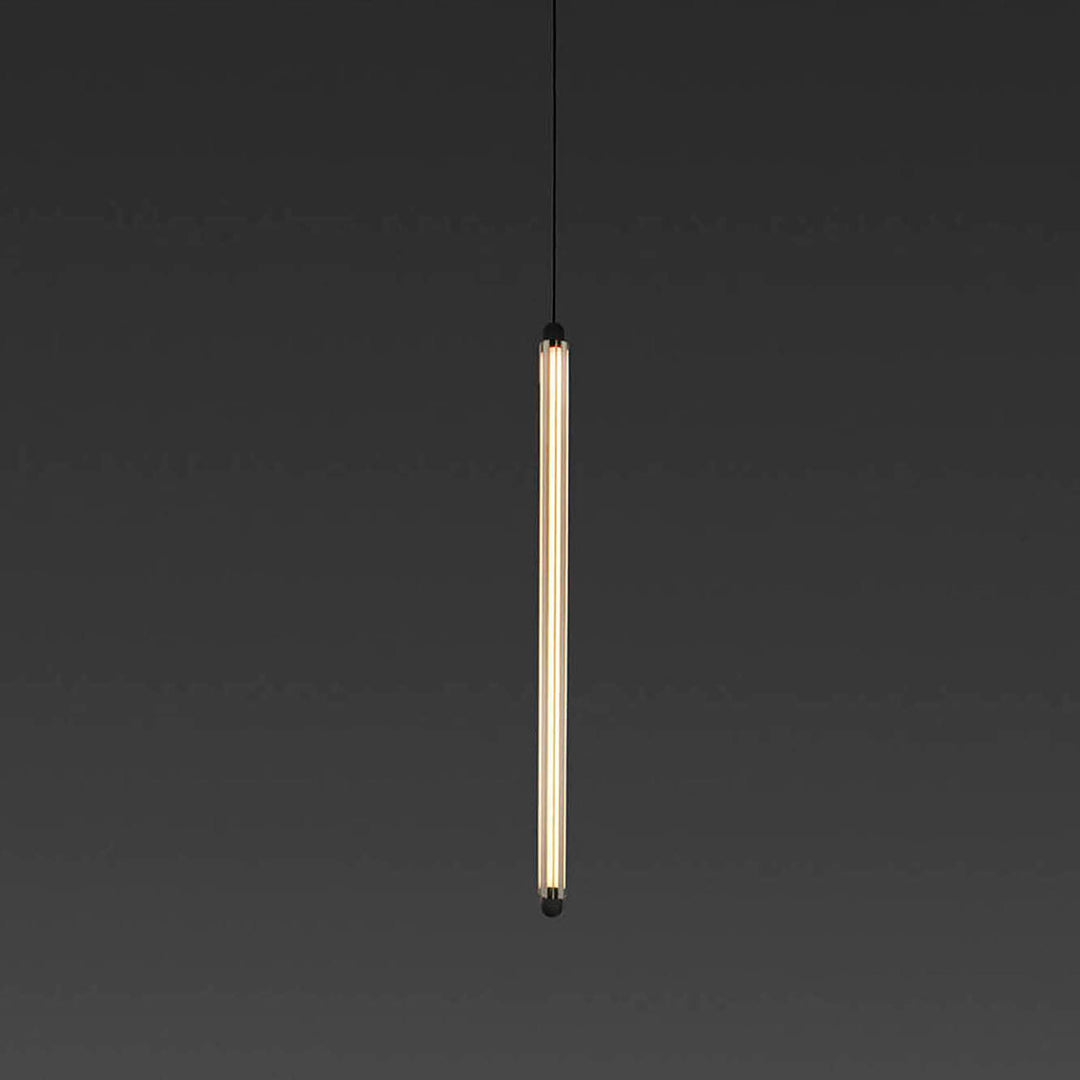 Suspension LED Lumina 600 noire de Faro Barcelona, 1 module vertical