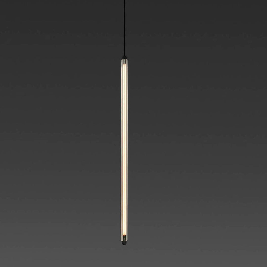 Suspension LED Lumina 900 noire de Faro Barcelona, vertical
