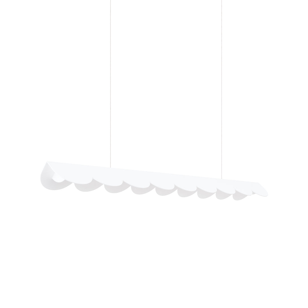 Suspension BISCUIT blanc vue d'ensemble