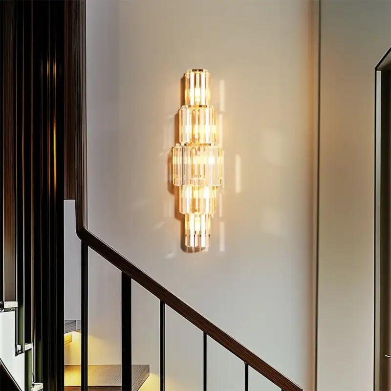 Suspension luminaire moderne en verre transparent design élégant