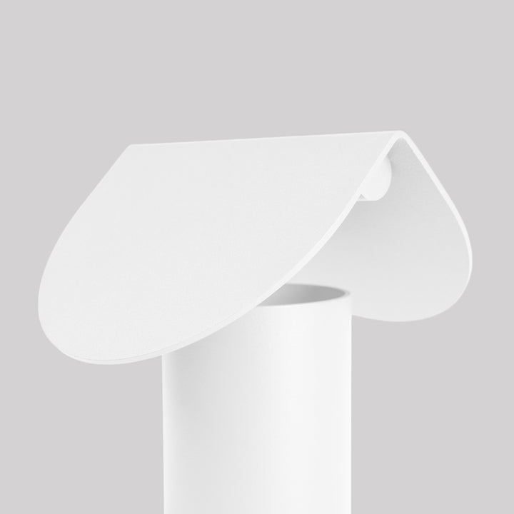 Lampe à poser BISCUIT blanc détail de l'abat-jour