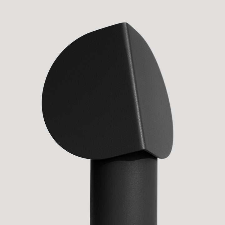 Lampe à poser BISCUIT noir vue de face