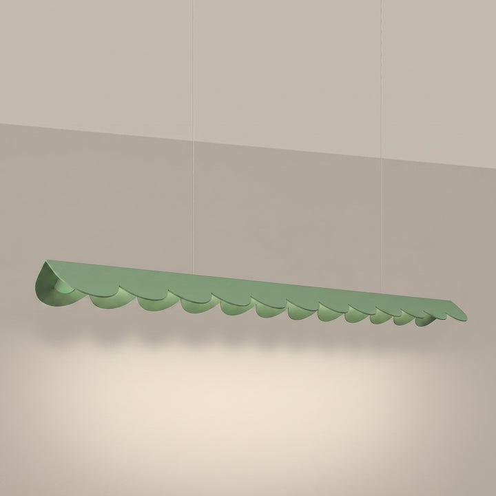 Suspension BISCUIT sauge allumée, suspendue