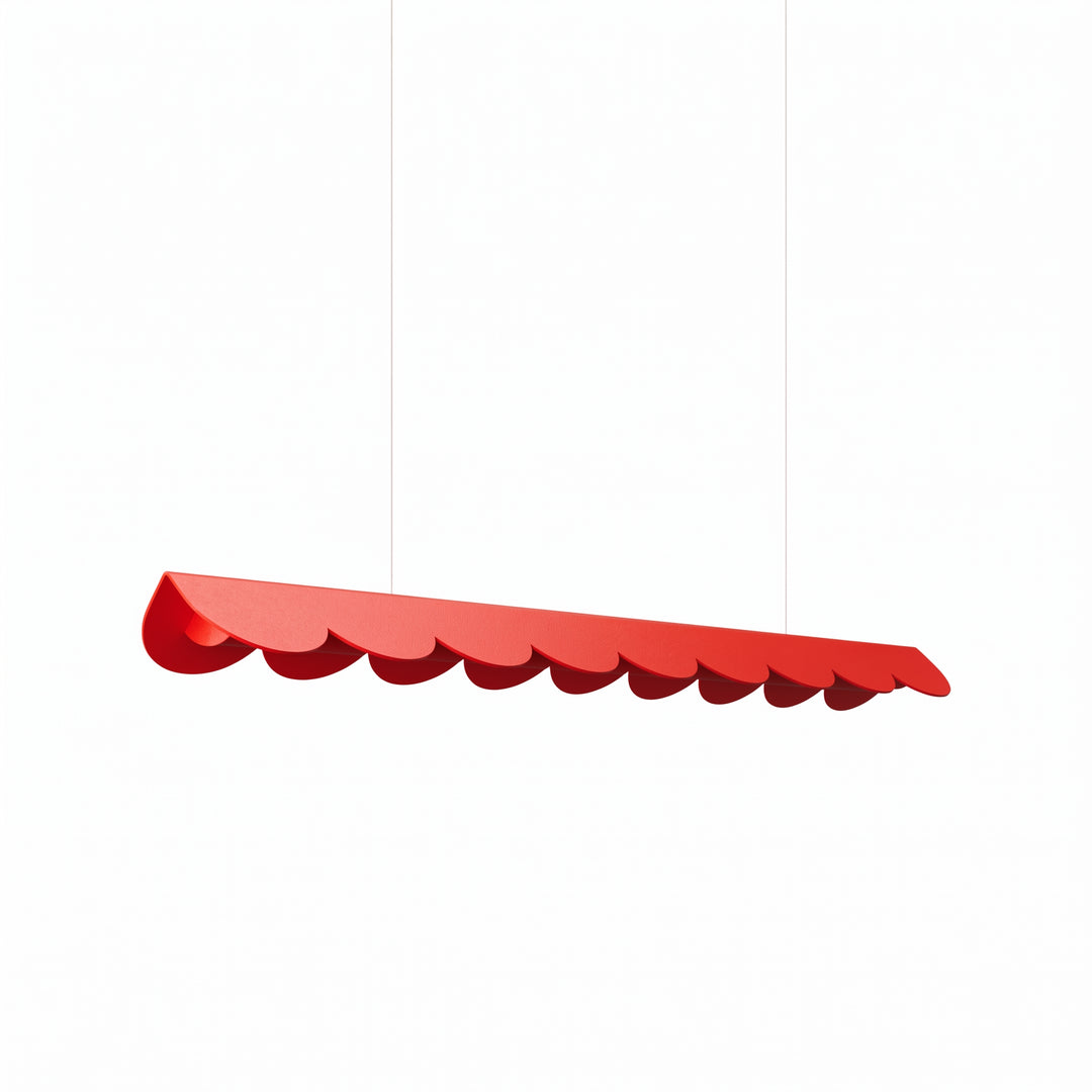 Suspension BISCUIT rouge vue d'ensemble