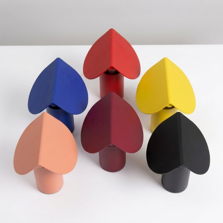 Lampe à poser BISCUIT jaune plusieurs couleurs réunies