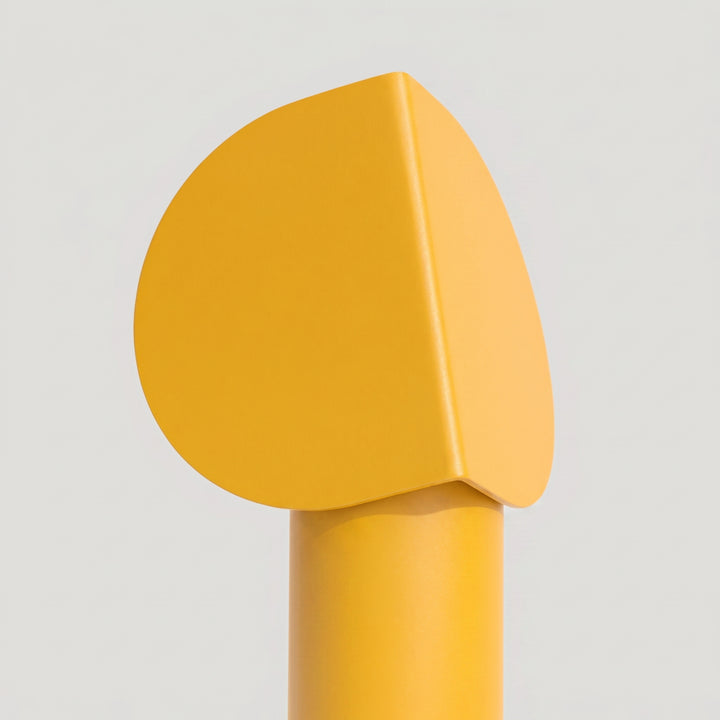 Lampe à poser BISCUIT jaune vue de face