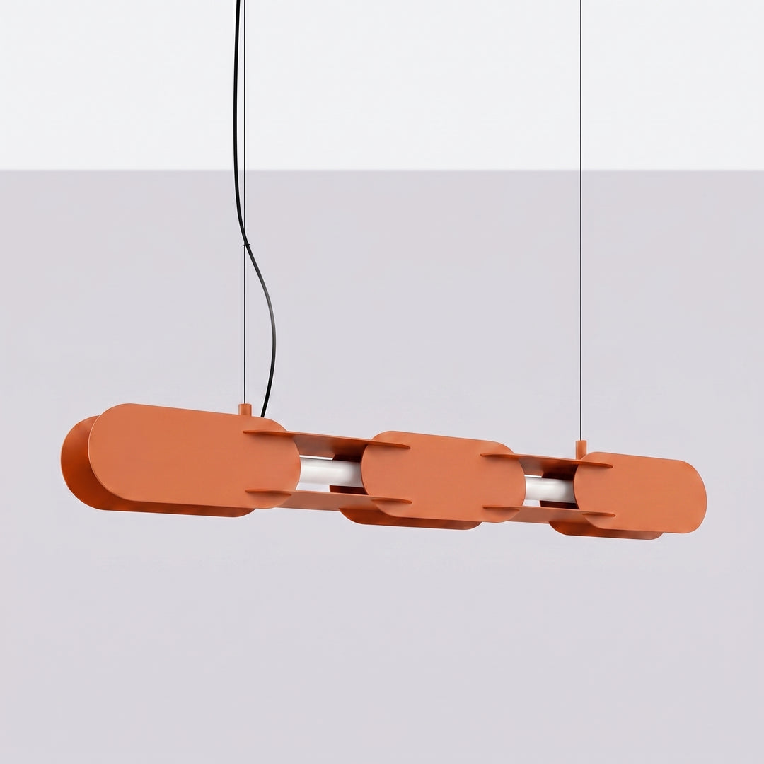 Suspension CHAIN ocre rouge éteinte, suspendue
