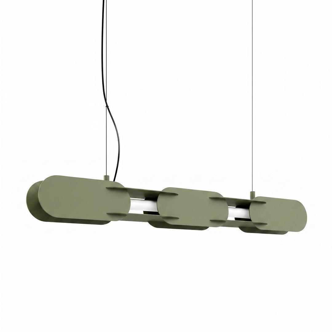 Suspension CHAIN vert olive vue d'ensemble