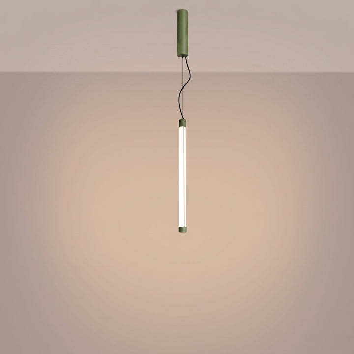 Suspension tube TRANG sauge allumée, suspendue