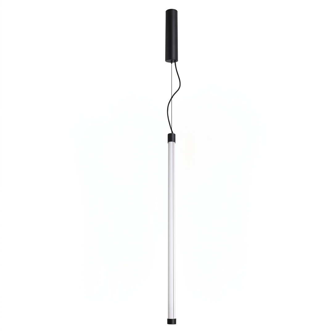 Suspension tube TRANG noir vue d'ensemble