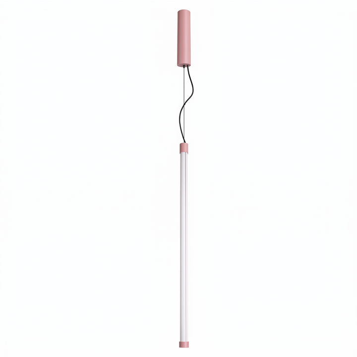 Suspension tube TRANG rose vue d'ensemble