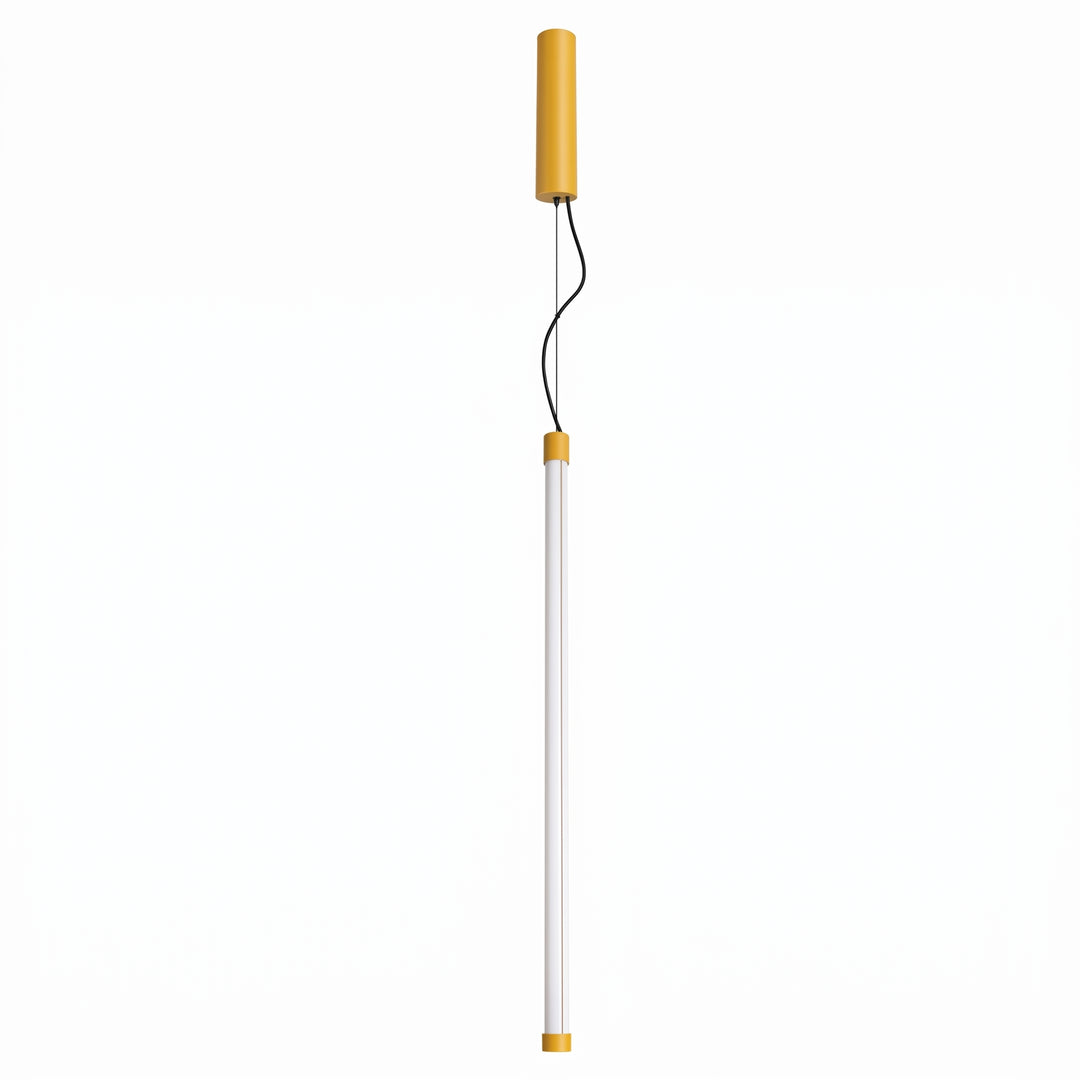 Suspension tube TRANG jaune vue d'ensemble