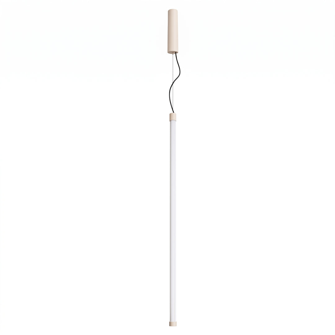 Suspension tube TRANG beige vue d'ensemble