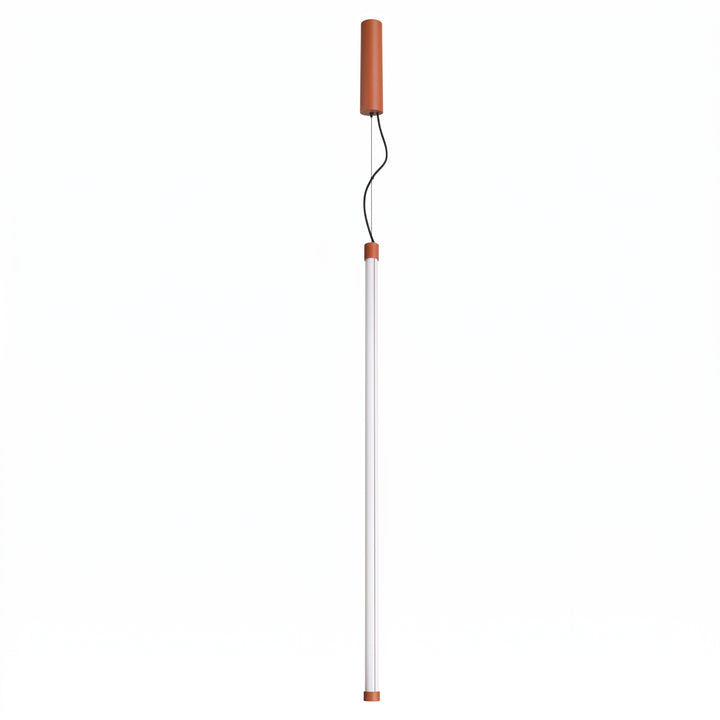Suspension tube TRANG ocre rouge vue d'ensemble