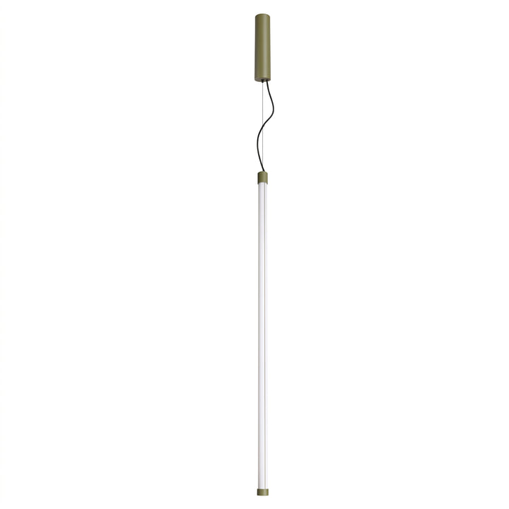 Suspension tube TRANG vert olive vue d'ensemble