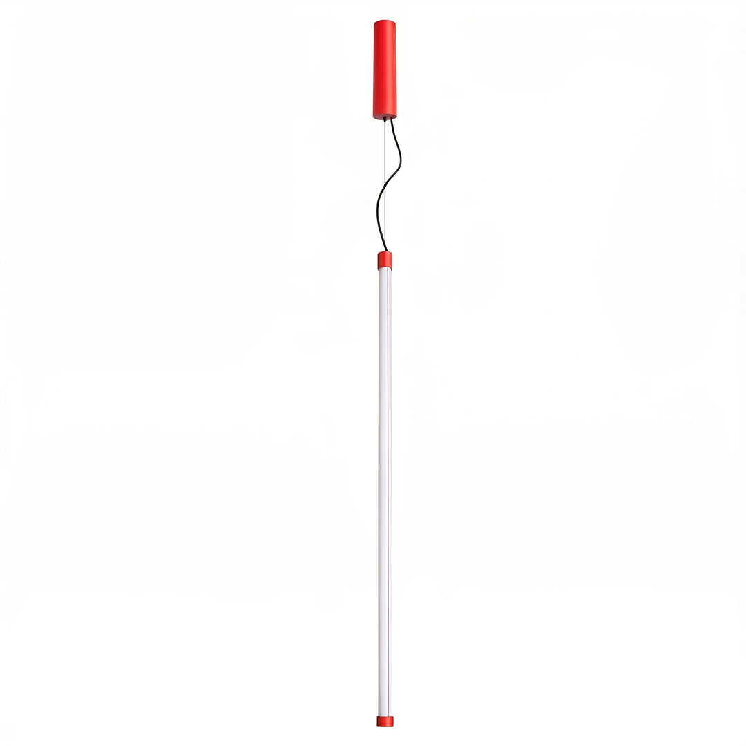 Suspension tube TRANG rouge vue d'ensemble