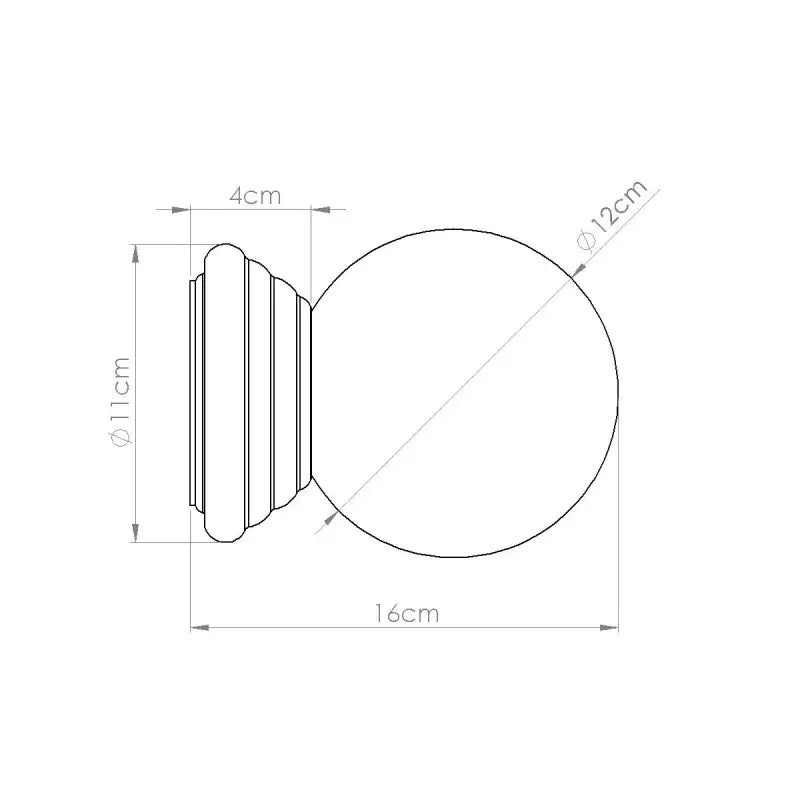 Applique murale zori ip44 | sollux lightning