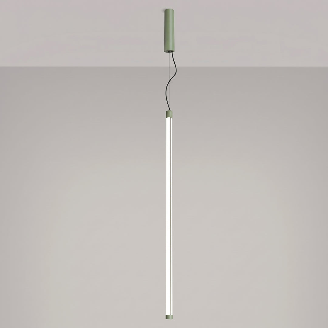 Suspension tube TRANG sauge allumée, suspendue
