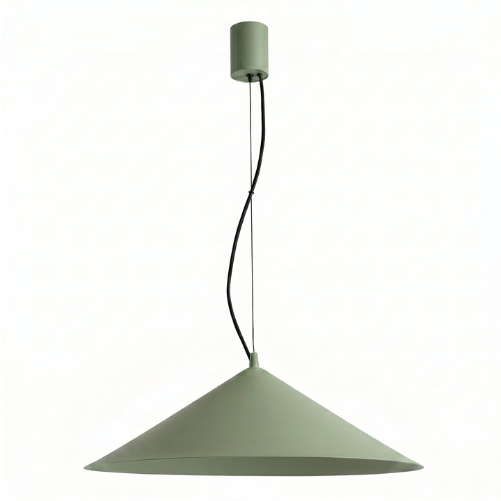Suspension FINT vert olive vue d'ensemble
