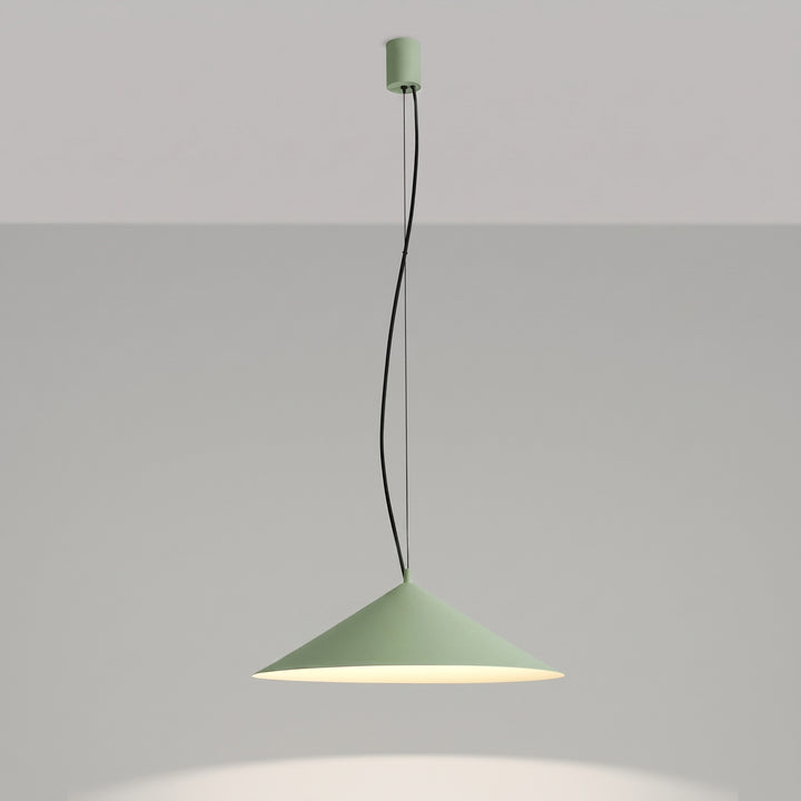 Suspension FINT sauge allumée, lumière vers le bas