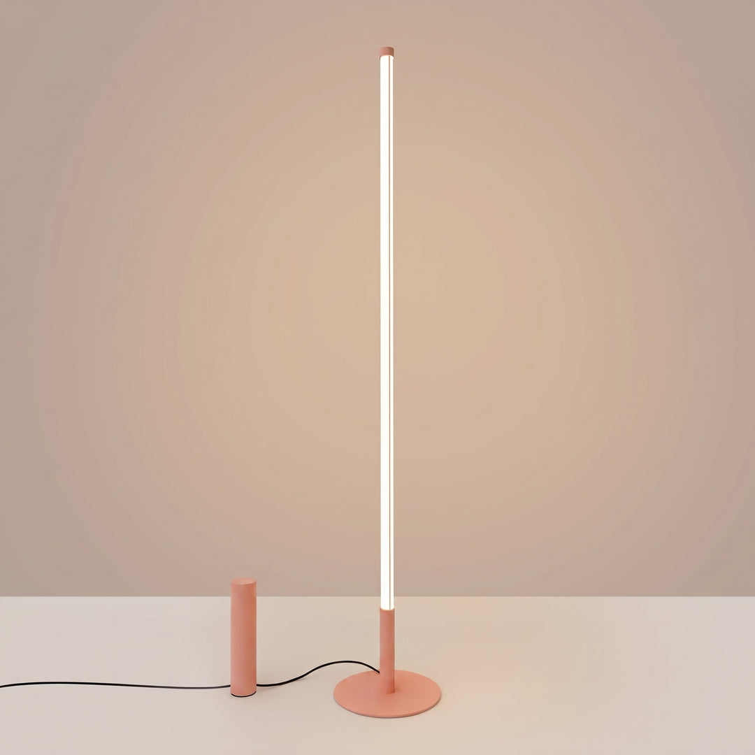 Lampadaire TRANG pêche allumée, tube lumineux