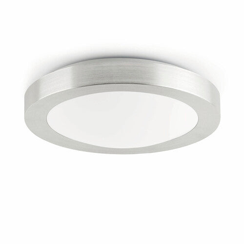 Plafonnier Logos 270 nickel satiné de Faro Barcelona