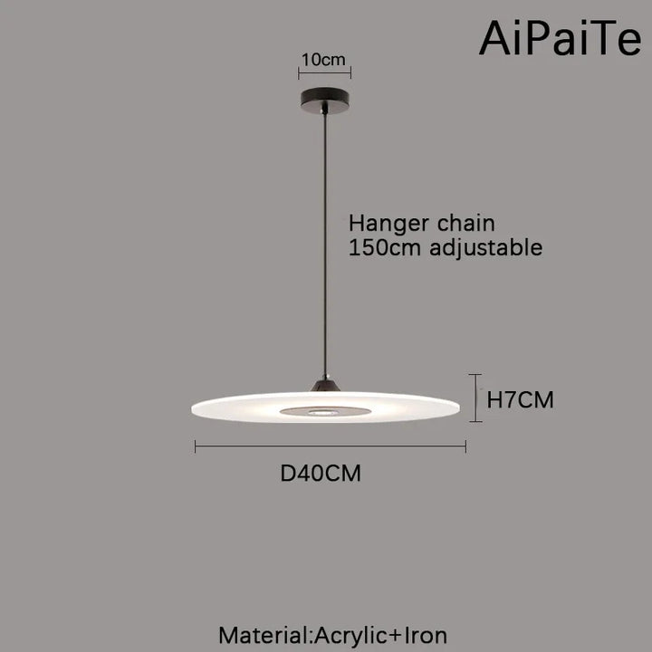 Bauhaus LED Pendant Lights Modern Hanging Lamps Luster Home Decoration Chandeliers for Kitchen Living Dining Room Bedroom Hall