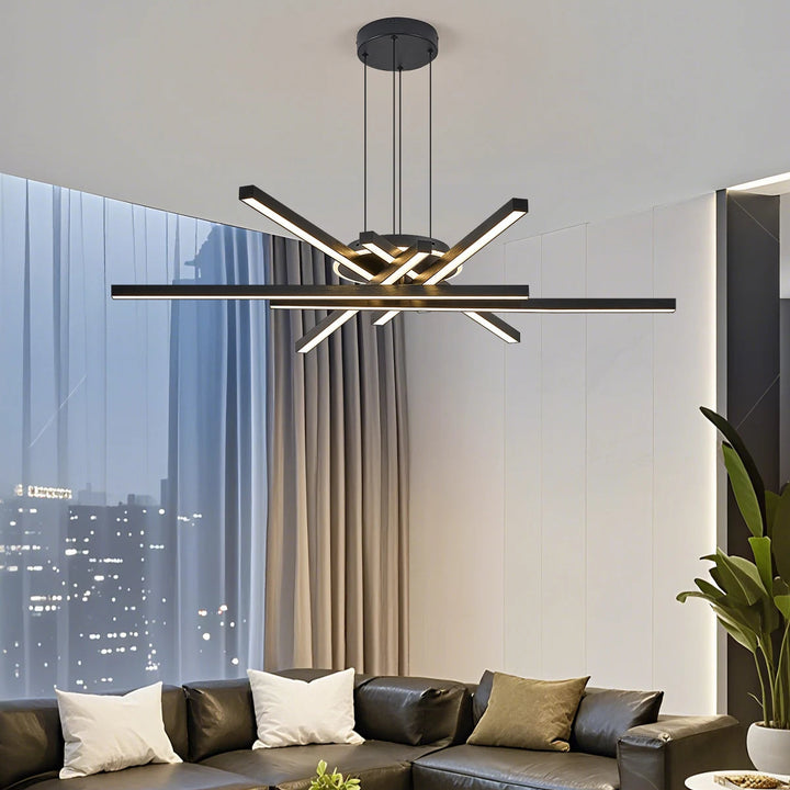 Nordic Led Chandelier Golden Black Pendant Lamp for Dining Living Room Table House Home Decor Desk Bar Lighting