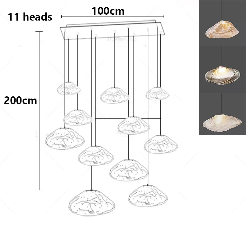 Nordic home decor Chandeliers for dining room luster pendant lights hanging lamps for ceiling Light fixture indoor lighting