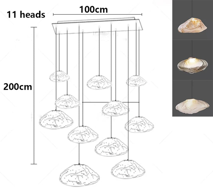 Nordic home decor Chandeliers for dining room luster pendant lights hanging lamps for ceiling Light fixture indoor lighting