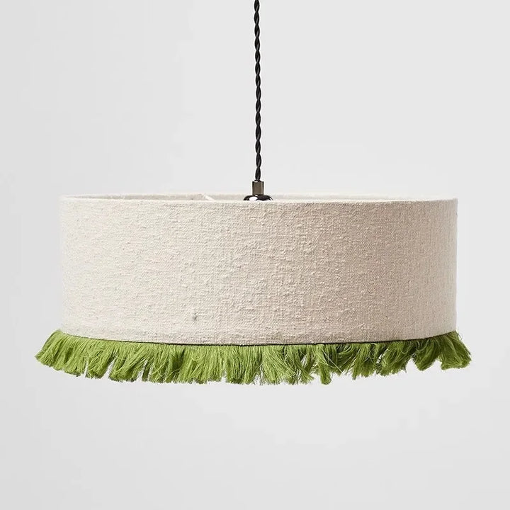 Living Room Bedroom Tassels Hanging Lamp Japan Cloth Pendant Light Vintage Restaurant Shop Chandelier for Mood Light Luster