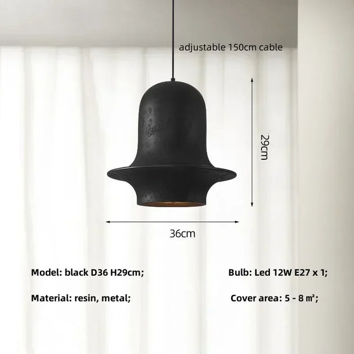 Wabi-sabi Retro Pendant Lights Nordic Chandelier Home Decoration Hanging Lamps for Living Dining Room Hotel Hall Restaurant Bar