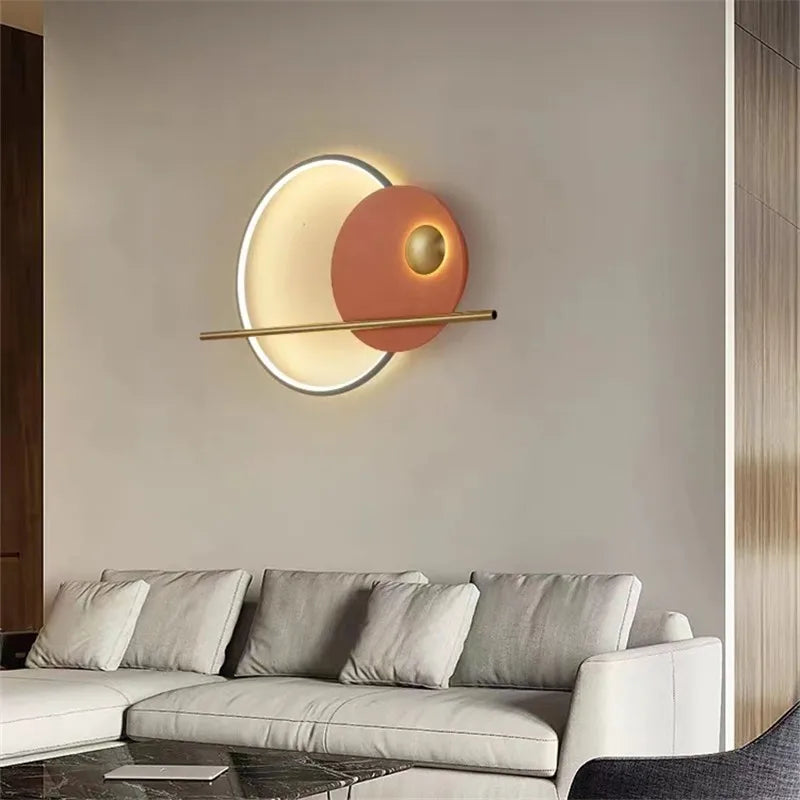 Applique murale originale LED verte, orange ou noir

