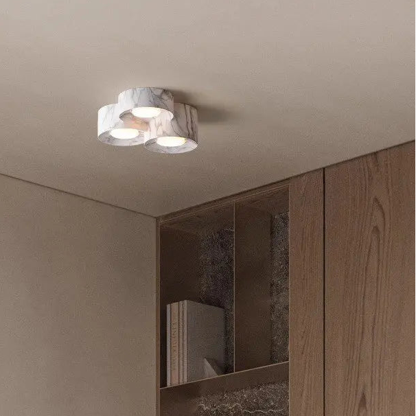 Middle ancient resin tube lamp double headed Japanese style corridor ceiling light living room without main lamp balcony lamp