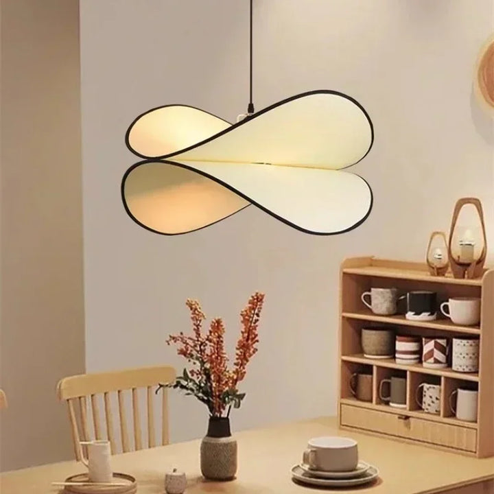Nordic Creatieve Salon Chandeliers Luster Modern Home Decor Cream Wind Fabric Led Lamp Living Room Dining Bedroom Pendant Lights
