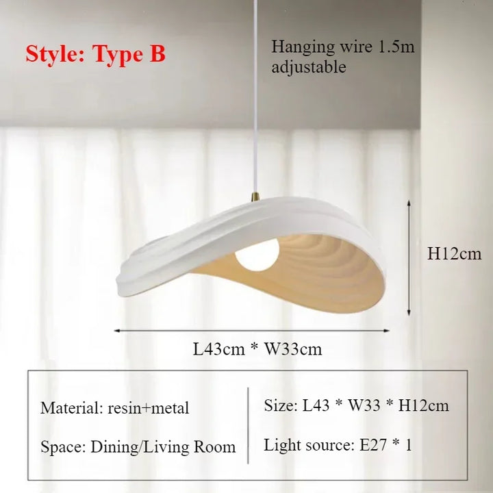 Nordic Pendant Lights Modern Resin Chandelier Home Decoration Hanging Lamps Luster for Living Dining Room Bedroom Hall Lighting