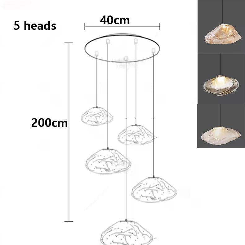 Nordic home decor Chandeliers for dining room luster pendant lights hanging lamps for ceiling Light fixture indoor lighting