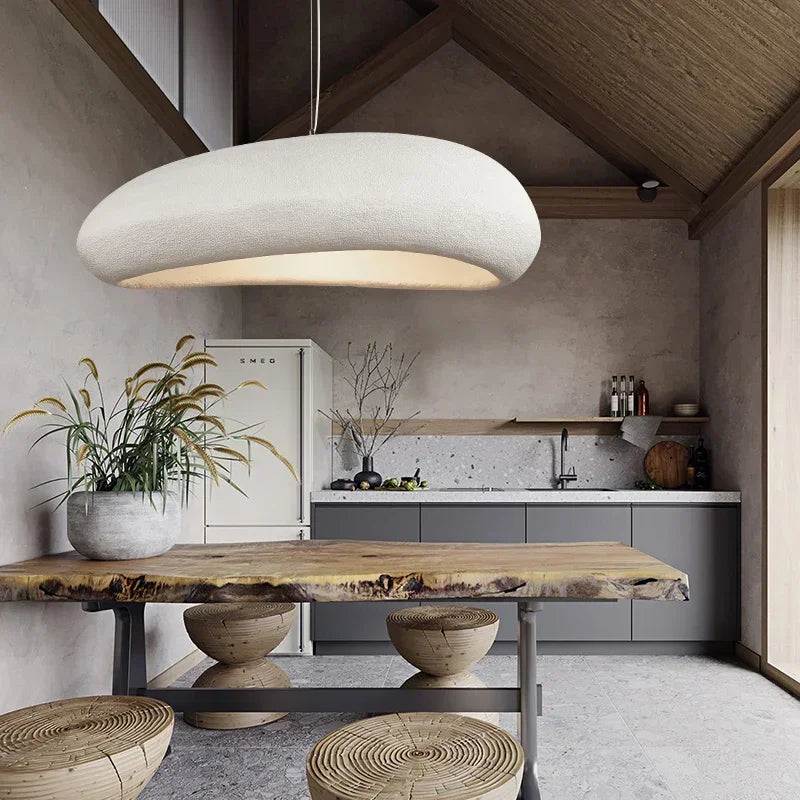 Wabi Sabi Restaurant LED Pendant Light Luster Living Room Chandelier Kitchen Island Bar Cafe Loft Home Decor Hanging Lamp
