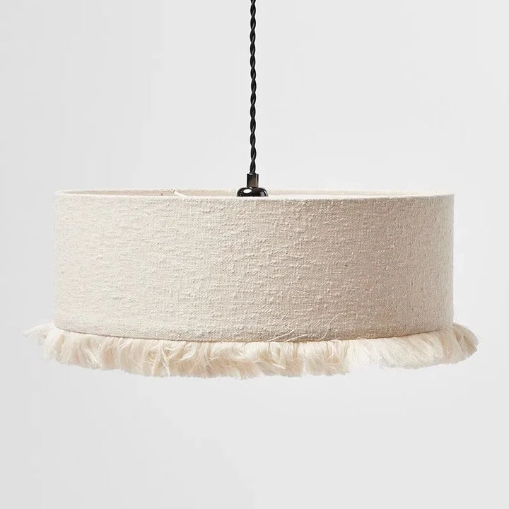 Living Room Bedroom Tassels Hanging Lamp Japan Cloth Pendant Light Vintage Restaurant Shop Chandelier for Mood Light Luster