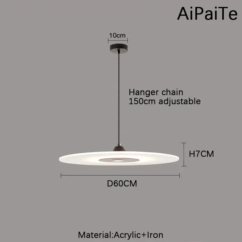 Bauhaus LED Pendant Lights Modern Hanging Lamps Luster Home Decoration Chandeliers for Kitchen Living Dining Room Bedroom Hall