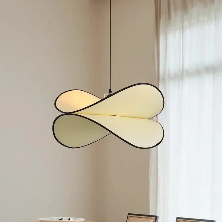 Nordic Creatieve Salon Chandeliers Luster Modern Home Decor Cream Wind Fabric Led Lamp Living Room Dining Bedroom Pendant Lights