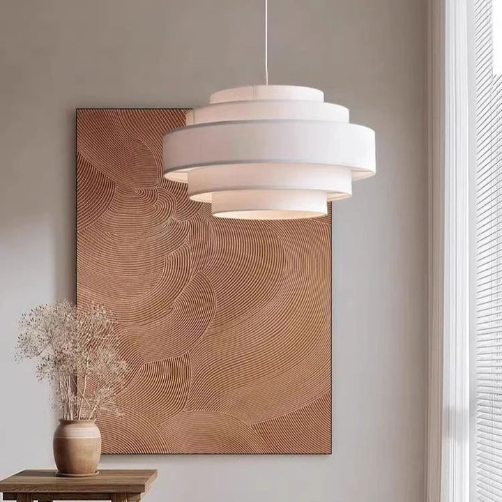 Suspension design en tissu à étages concentriques
