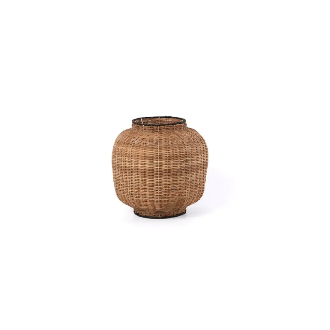 Abat-jour en rotin Tupai 30 cm de Faro Barcelona